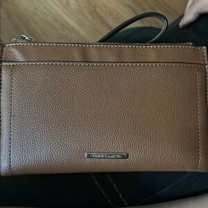 Vince Camuto Tan Leather Clutch